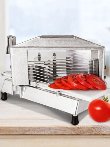 VEVOR 1/4 in. Commercial Tomato Slicer Heavy Duty Cutter Commercial Vegetable Chopper for Restaurant or Home Use