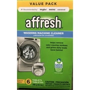 Affresh Washing Machine Cleaner, 6 Tablets: Cleans Front Top Washer (BEST VALUE)