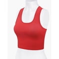 thumbnail image 5 of Sleeveless Crop Tops Scoop Neck Camisole Backless Cropped Tank Top, 5 of 5