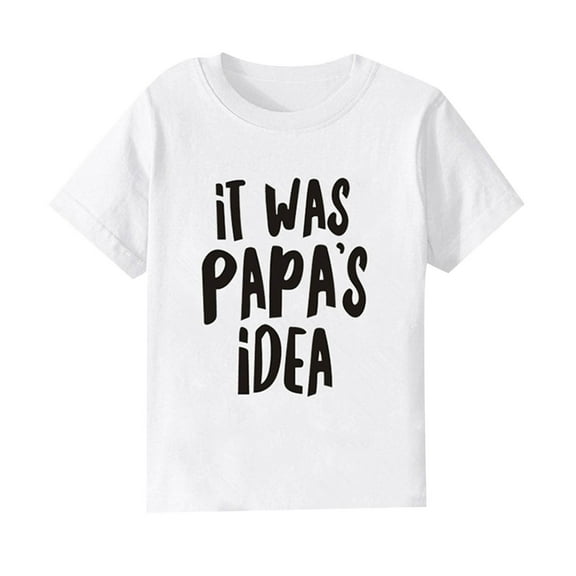 TAIAOJING Big Sister Shirt Kids Toddler Children Unisex Spring Summer Active Fashion Daily Indoor Outdoor Print Short Sleeve Tops Tshirt Clothing 12-18 Months