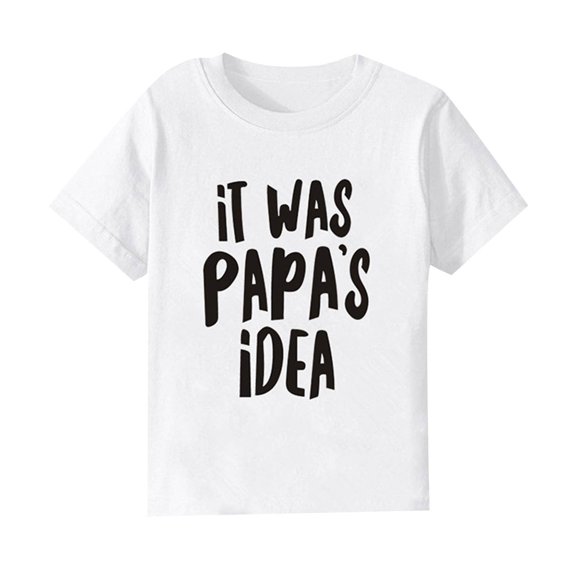 2025 Toddler Children UniTween Clothes for s Spring Summer Active Tops Daily indoor Outdoor S Long Sleeve Plain Shirts Print Short Sleeve Tops Tshirt