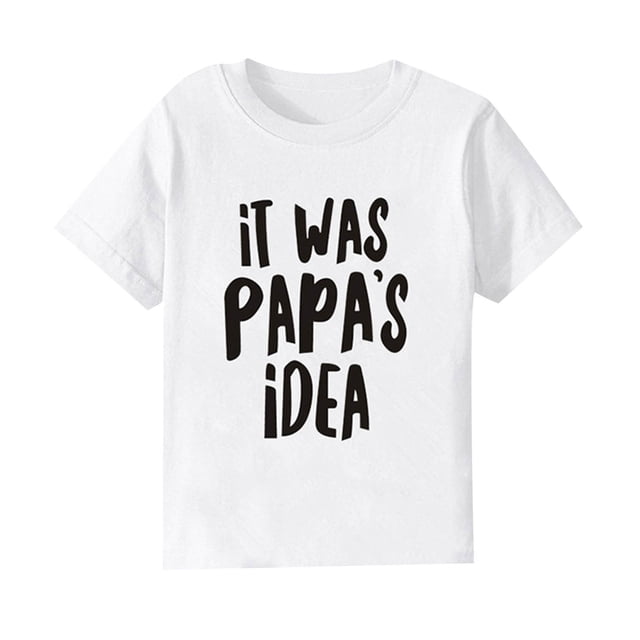 PEASKJP Girls Graphic Tees Kids Elastic Short Sleeve Tops,WH1 14