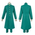 thumbnail image 5 of Men's Green Anime Style School Uniform Outfit Japanese Student Battle Suit Set, 5 of 6