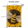 thumbnail image 3 of PHYHOO  Welcome Summer Garden Flag Double Sided, Burlap Small Bee Garden Yard House Flags Outside Outdoor Spring Seasonal Porch Lawn Decoration White, 3 of 6