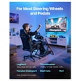 thumbnail image 2 of Racing Wheel Stand, Adjustable Folding Simulator Cockpit for Logitech G923/G920/G29, Thrustmaster T300/TX, Fanatec - Racing Simulator Mount, 2 of 9