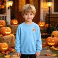 thumbnail image 5 of CAUYDY Girls Boys Halloween Sweatshirt Kids Cute Ghost Pumpkin Graphic Sweatshirts Crewneck Pullover Long Sleeve Shirts,, 5 of 9