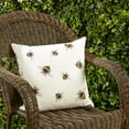 thumbnail image 4 of Charming Bumble Bee Outdoor Pillow with Poly Fill, 4 of 5