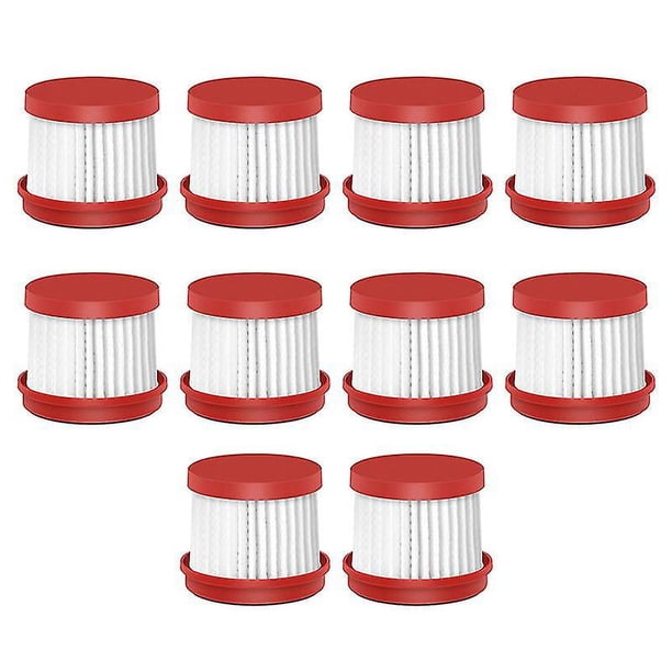Filtro De 10 Piezas Compatible Con Xiaomi Deerma Aspiradora Cm1300 Cm1900 Hepa