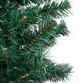 thumbnail image 5 of vidaXL Slim Artificial Pre-lit Christmas Tree with Stand Green 94.5" PVC, 5 of 9