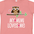 thumbnail image 4 of Inktastic Mimi Loves Me Girls Owl Girls Toddler T-Shirt, 4 of 5