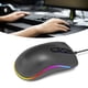 thumbnail image 3 of Ratón Para Videojuegos Con Efecto De Luz RGB, Ergonómico, Máximo 1600DPI, Control Estable, Plug And Play, Con Cable, 3 of 7