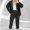 Black, variant on Outfits Set for Women Sweat Suits Women Pocket V Neck Casual Long Sleeve Sweatshirt+ Pant Set Trending