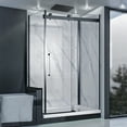 thumbnail image 5 of Dreamwerks Bristol 48x32x79.2 Rectangular Acrylic Shower Kit with Sliding Door, Base & Walls in Black, 5 of 10