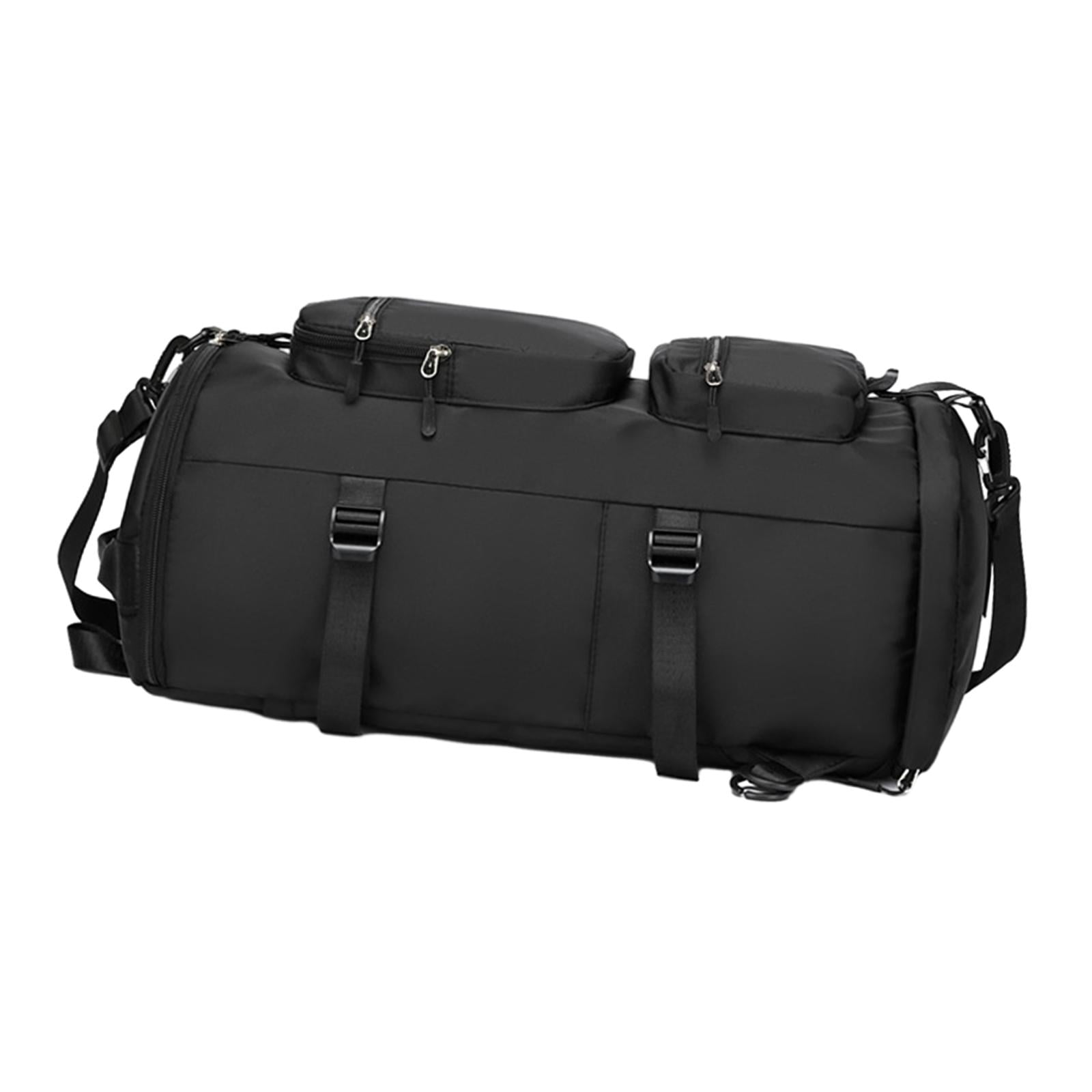 Duffel Backpack Sports Gym Bag Fitness Gym Swimming Weekender Overnight Bag Black