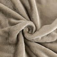 thumbnail image 2 of Mainstays Plush Blanket Brown T, 2 of 6