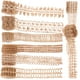 thumbnail image 1 of 8 rollos de yute, rollo de cinta de arpillera natural, cintas de tela de yute rústico, 1 of 5