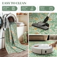 thumbnail image 4 of Lahome 5x7 Butterfly Washable Rugs for Living Room，Soft Ultra Thin Green Boho Bedroom Rug, Non Slip Floral Carpet for Nursery Playroom Indoor, 4 of 7