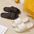 thumbnail image 5 of 2024 Inicio Zapatos Zapatillas de plataforma Chanclas de playa de verano para mujer Zapatos planos de suela blanda de EVA Sandalias antideslizantes silenciosas, 5 of 5