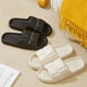 thumbnail image 5 of 2024 Inicio Zapatos Zapatillas de plataforma Chanclas de playa de verano para mujer Zapatos planos de suela blanda de EVA Sandalias antideslizantes silenciosas, 5 of 5
