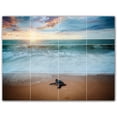 thumbnail image 1 of Picture-Tiles.com: Turtle Ceramic Tile Wall Mural WAL501065-43L. 32"W x 24"H using (12) 8" x 8" Ceramic Tiles-Satin Finish, 1 of 3
