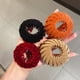 thumbnail image 3 of Bird Nest Magic Hair Clip, Vintage Geometric Expandable Ponytail Holder Clip Bird Nest Shaped Hair Clips Suitable for Ponytail, Ball Head, Half-Tie (Black), 3 of 4