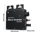 thumbnail image 2 of 400W Solar Inverter WiFi Control Automatic Identification Inverters to AC 120V Solar Grid Tie Inverter, 2 of 7