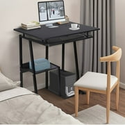 Desktop Computer Desk Laptop Study Table Office Desk With Pullout Keyboard Tray