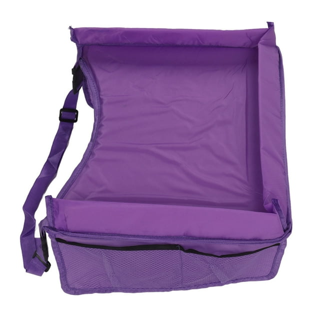 BANDEJA DE COCHE PARA NIONES, Impermable, estable, suave, Ajustable, Bandeja de Regazo Almacenable Para Asientos de Coche de Vije para Niños Pequeños