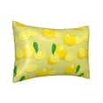 thumbnail image 2 of Disketp Bright Lemons Satin Pillowcase For Hair And Skin - Satin Pillow Cases Standard Size 20x30 Inches With Zipper,Gifts For Women Men, 2 of 8