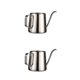 thumbnail image 2 of Bearachild 250ml Stainless Steel Coffee Pot Teapot Pots Household Tea Kettle Drinkware Accessory Handle Making with Water Plata 2piezas Bearachild CBP071639, 2 of 5