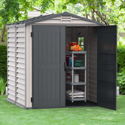 Duramax 6x6 StoreMate Plus Plastic Vinyl Shed with Molded Floor