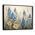 thumbnail image 2 of Designart "Serene Blue Bonnets Field I" Blue Bonnets Floater Framed Canvas Prints, 2 of 5