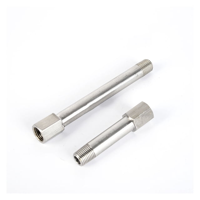 1/8" 1/4" BSP Male To Female Thread 304 Stainless Steel Long Nipple Mold Pipe Fitting,Molding Adapter Connector ,Easy to Install