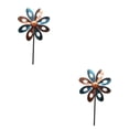 thumbnail image 2 of Inteprter Outdoor Wind Art Rotating Windmill for Lawn Ornaments rojo oro azul 22x9.5x68cm 2Conjunto, 2 of 6