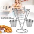 thumbnail image 5 of French Fries Display Stand with 2 Mini Sauce Cups for Families and Restaurants, 5 of 5