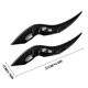 thumbnail image 3 of Car Roof Devil Horns Decoration Carbon Fiber Style Exterior Car Roof Sticker With Airflow Guide, 3 of 6