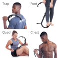 thumbnail image 7 of Body Back Buddy Classic Handheld Manual Massage Cane USA Made-Full Body Pressure & Trigger point massage tool for Deep Tissue Pain Relief -Dual Massage Hooks for Back, Shoulder, Neck (Purple), 7 of 7