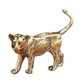 thumbnail image 3 of Figura de león de latón, adorno de mesa, estilo retro, pequeña, decorativa, escultura de animal para estantería, centro de mesa., 3 of 9