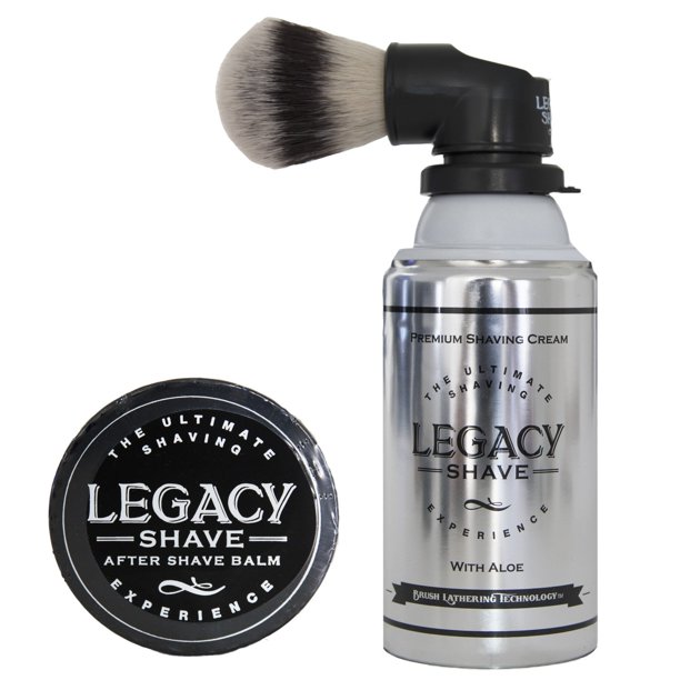 Legacy Shave Evolution Brush & Aftershave Balm Gift Set