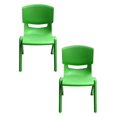 thumbnail image 1 of Juego 2 Sillas Infantiles Galerias El Triunfo Plastico Sin Descansabrazos Verde, 1 of 7