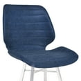 thumbnail image 5 of Armen Living Valor 26" Faux Leather Counter Stool in Dark Vintage Blue, 5 of 7