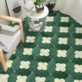 thumbnail image 2 of DEWOO Peel and Stick Floor Tile, Peel and Stick Flooring Self Adhesive, Waterproof Vinyl Flooring Suitable for Bathroom, Kitchen, Dark Green(12 x 12 In, 10PCS), 2 of 9