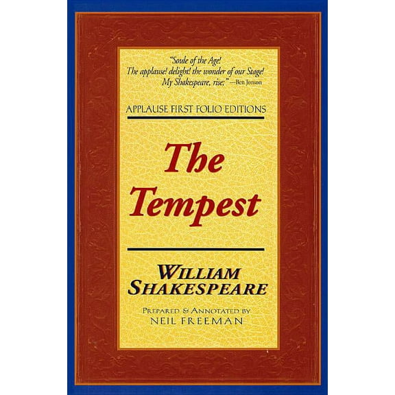 Applause Books The Tempest, (Paperback)
