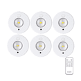 thumbnail image 1 of Lámparas Pared LED Recargable 3 Colores Control Remoto Sensor Movimiento 6pcs  Eo Safe Imports Blanco, 1 of 5