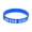 Blue, variant on HeroNeo Motivational Silicone Wristband Never Give Up Colored Lettering Inspirational Bracelet Elastic Sports Rubber Band Gifts