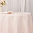 thumbnail image 5 of BalsaCircle 108" Round Premium Polyester Tablecloth Wedding Table Linens Blush, 5 of 8