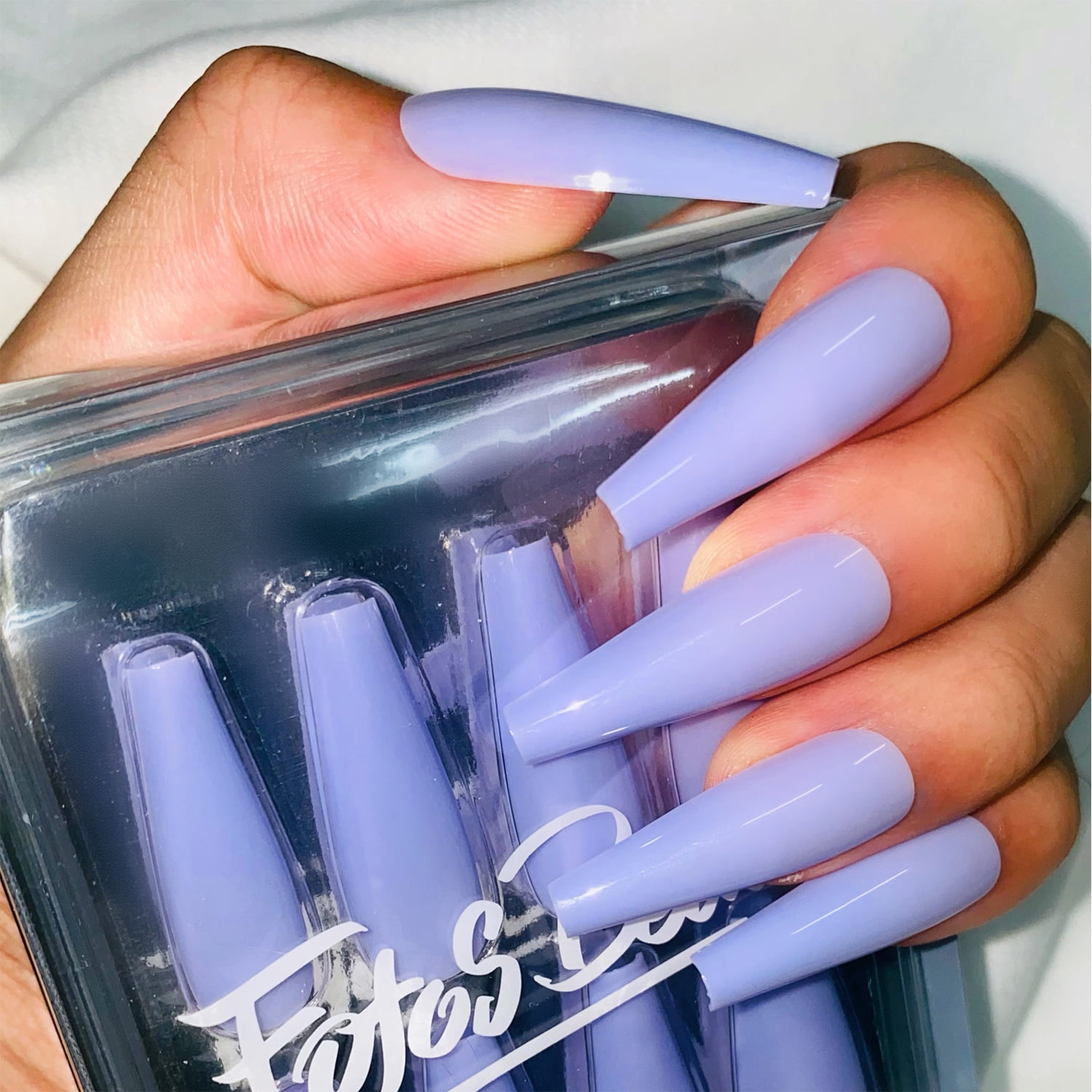 Fofosbeauty 24pcs Press on False Nail Tips Extra Long Coffin Manicure Full Cover Fake Nails, Gel Light Purple | Walmart Canada Fofosbeauty 24Pcs Press On False Nail Tips Extra Long Coffin Manicure Full Cover Fake Nails, Gel Light Purple | Walmart Canada