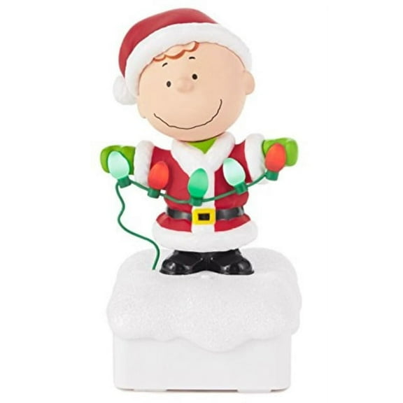 hallmark charlie brown peanuts gang christmas light show