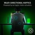 thumbnail image 3 of Razer Freyja HD Haptic Coussin de Chaise de Jeu : Haptique Multidirectionnelle - Personnalisation de l'Égaliseur Haptique via Synapse - HyperSpeed Sans Fil et Bluetooth - Sangle Ajustable pour Ajustement Universel, 3 of 10