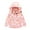 32Pink, variant on Hicidod Kids Rain Gear Raincoat For Kids Girls Windproof Windbreaker Hooded Rain Jackets Cute Long Sleeve Cartoon Dinosaur Print Jacket